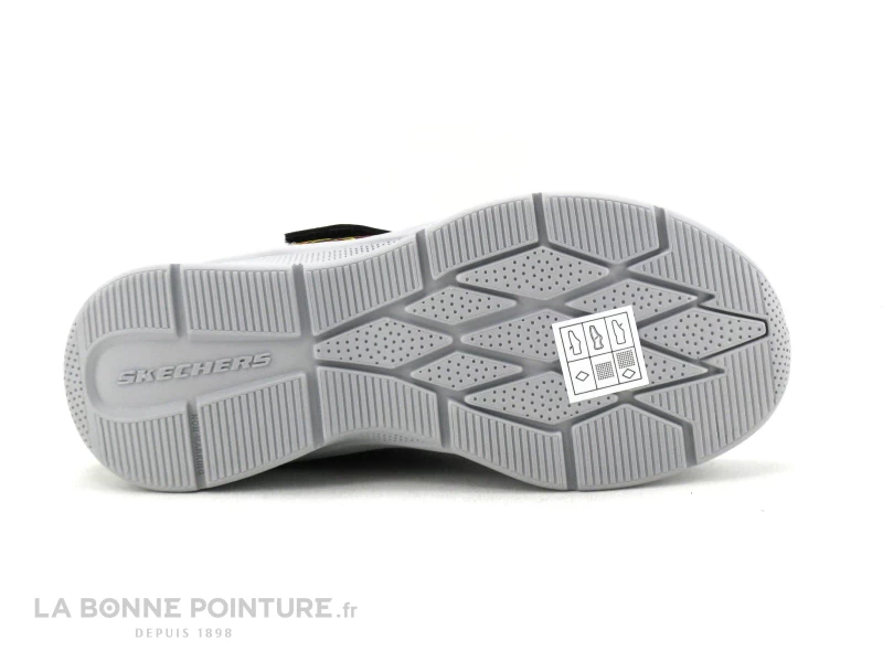 Skechers Microspec TEXLOR Black Red 403770L - Basket Noire GARCON 9 Skechers Microspec TEXLOR Black Red 403770L - Basket Noire GARCON – Image 7