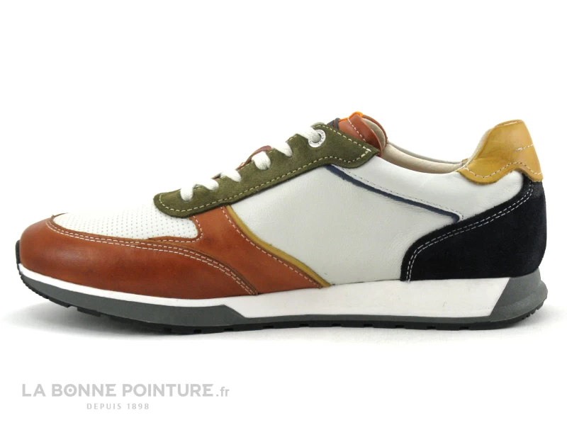 Pikolinos CAMBIL M5N-6111C2 Brick - Basket Homme Blanche Et Multi 5 Pikolinos CAMBIL M5N-6111C2 Brick - Basket Homme Blanche Et Multi – Image 3