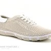 TBS JAZARIA Q7373 - Sneakers Flyknit Eco Pet - Quartz - Femme Beige F