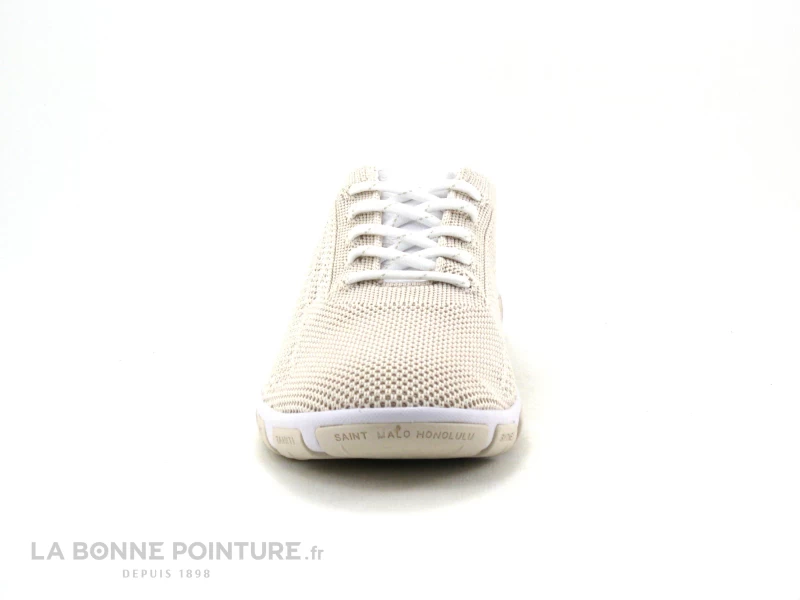 TBS JAZARIA Q7373 - Sneakers Flyknit Eco Pet - Quartz - Femme Beige F 4 TBS JAZARIA Q7373 - Sneakers Flyknit Eco Pet - Quartz - Femme Beige F – Image 2