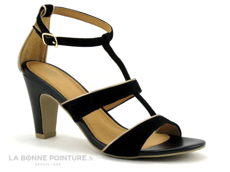 Fugitive SOLEX Noir - LPIVT02 - Sandale Talon Haut 7 Fugitive SOLEX Noir - LPIVT02 - Sandale Talon Haut – Image 5