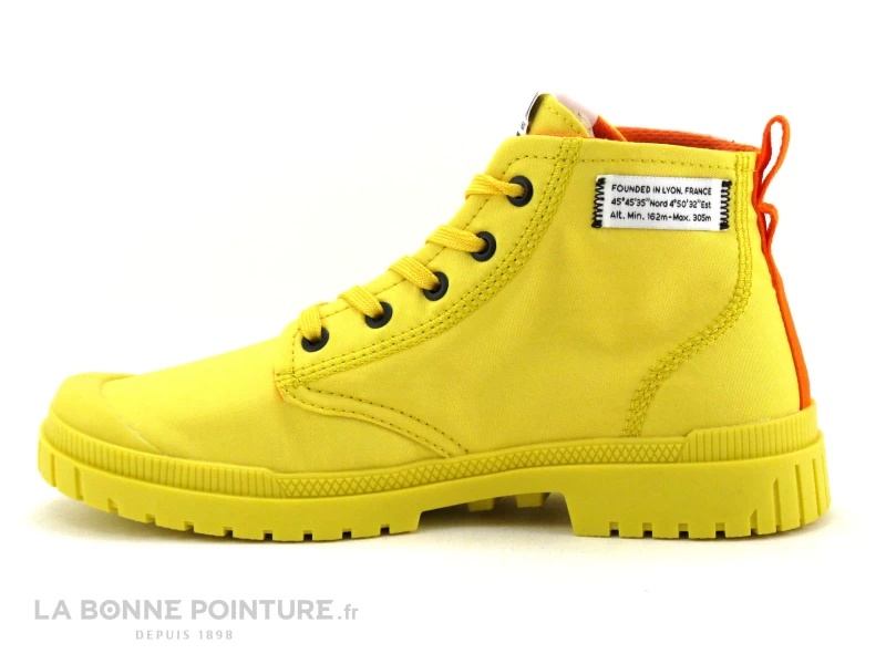 Palladium OVERLAB - Super Lemon - 77371 - Basket Montante Jaune 5 Palladium OVERLAB - Super Lemon - 77371 - Basket Montante Jaune – Image 3