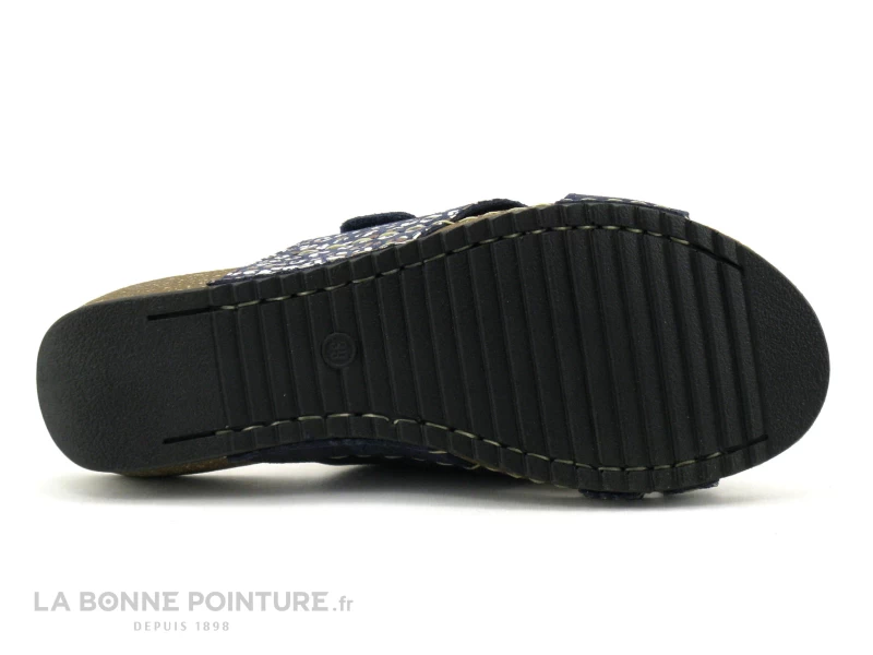 Fly Flot FLAXAL - Bleu Marine - Imprime - Mule Reglable Femme 7 Fly Flot FLAXAL - Bleu Marine - Imprime - Mule Reglable Femme – Image 5