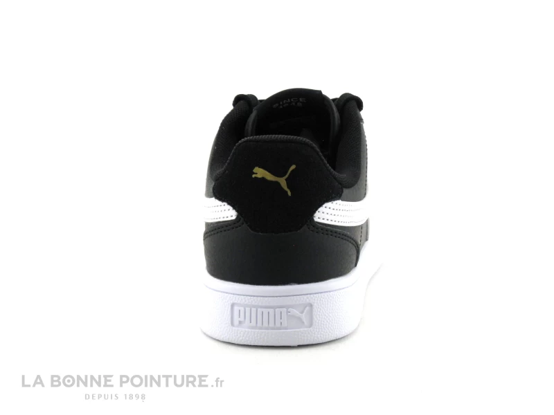 Puma SHUFFLE JR Black White 375668-03 - Basket Mode Noire Et Blanche 6 Puma SHUFFLE JR Black White 375668-03 - Basket Mode Noire Et Blanche – Image 4