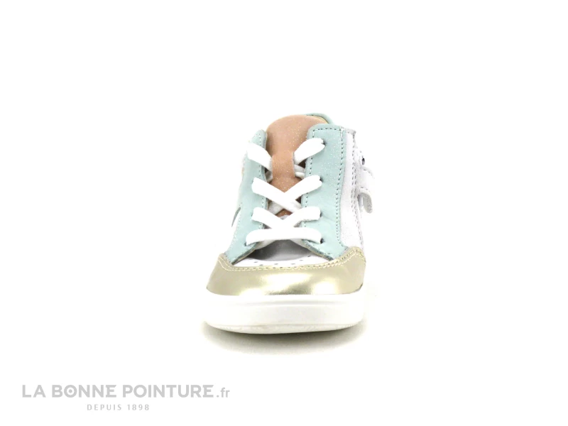 Bellamy BIBI Or Blanc Pastel - Basket Montante Fille 4 Bellamy BIBI Or Blanc Pastel - Basket Montante Fille – Image 2