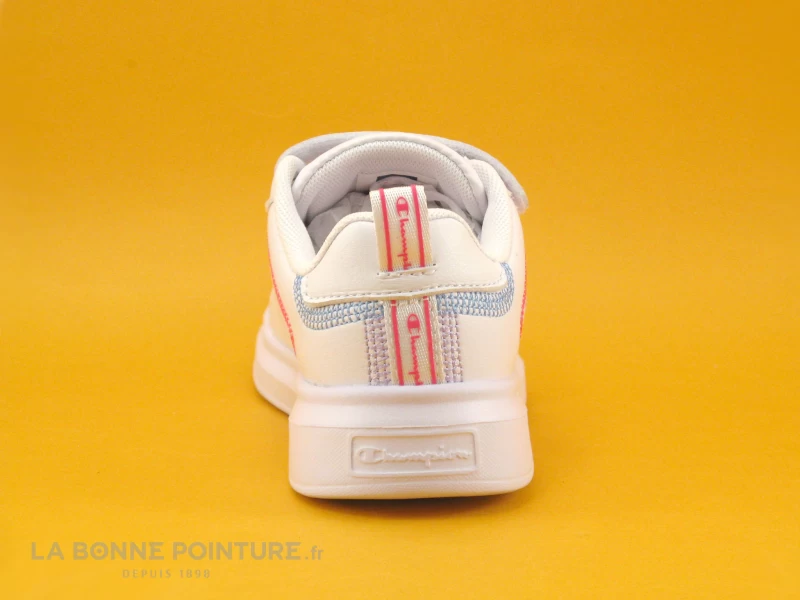 Champion ANGEL S32197 - Basket Fille Blanche - 3 Velcros 6 Champion ANGEL S32197 - Basket Fille Blanche - 3 Velcros – Image 4