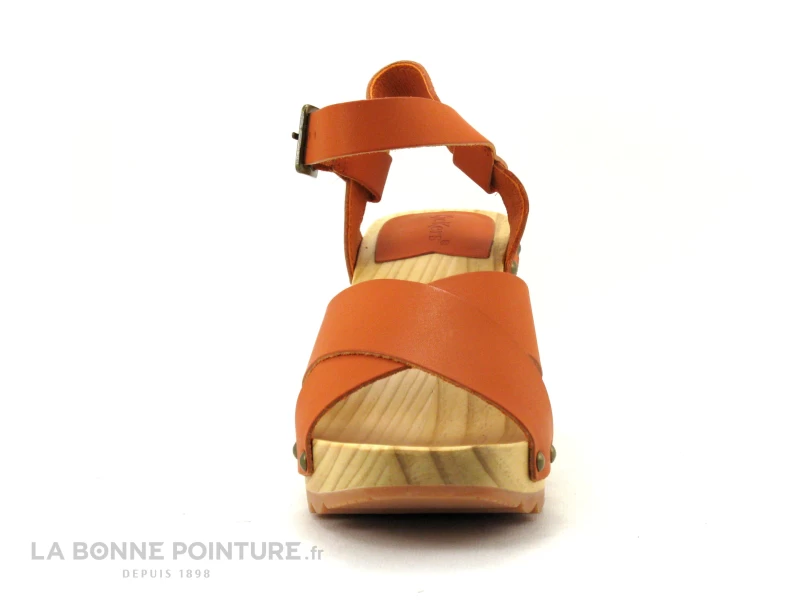 Kickers KICK WISE Orange Brique - 895160-50-173 - Sandale Femme A Talon 4 Kickers KICK WISE Orange Brique - 895160-50-173 - Sandale Femme A Talon – Image 2