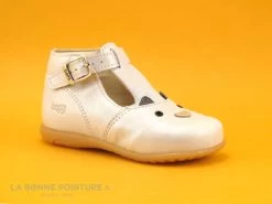 Bopy ZIKI Argent - Chaussure Premiers Pas Fille