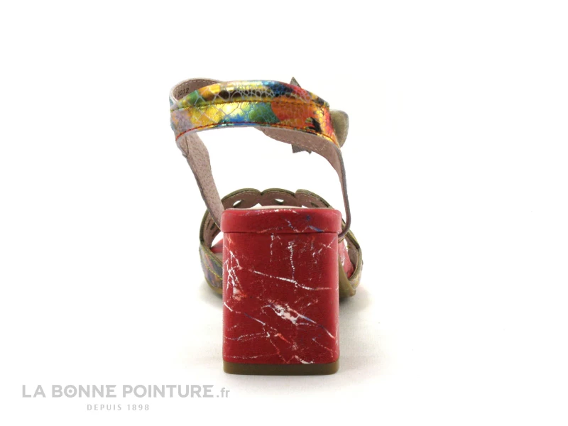 Laura Vita HECO 13 Rouge - Sandale Talon Haut 6 Laura Vita HECO 13 Rouge - Sandale Talon Haut – Image 4