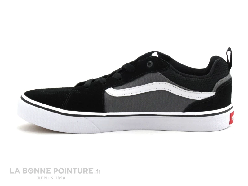 Vans FILMORE Noir - Gris - Basket Juniors 5 Vans FILMORE Noir - Gris - Basket Juniors – Image 3