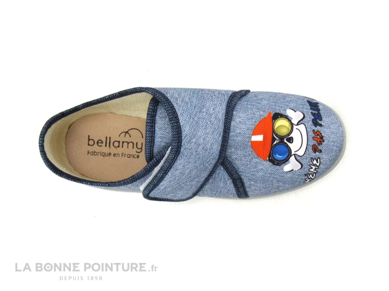 Bellamy PEROU Tete De Mort - Jean - Chausson Velcro GARCON 7 Bellamy PEROU Tete De Mort - Jean - Chausson Velcro GARCON – Image 6
