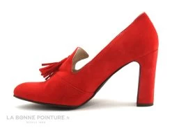 Caty Kivala - LISA Velours Rouge - Pompons - Escarpin Talon Haut -Skechers Boutique cd24607c73b9e66c561f35ea11d5d5ef img 7873.jpg 114931