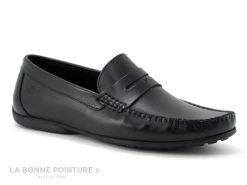 Dingo By Fluchos 7159 Noir - Mocassin Homme Cuir Noir