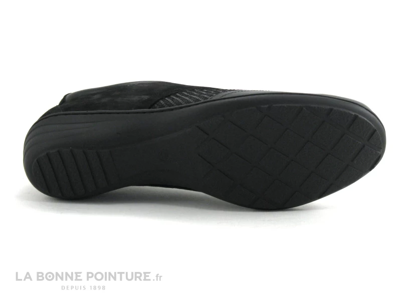 Geo Reino INBABE Noir - Argent - Chaussure Basse Femme 9 Geo Reino INBABE Noir - Argent - Chaussure Basse Femme – Image 7