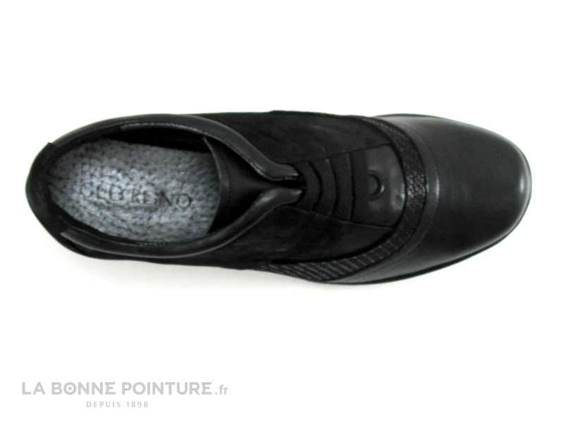 Geo Reino INBABE Noir - Argent - Chaussure Basse Femme 8 Geo Reino INBABE Noir - Argent - Chaussure Basse Femme – Image 6