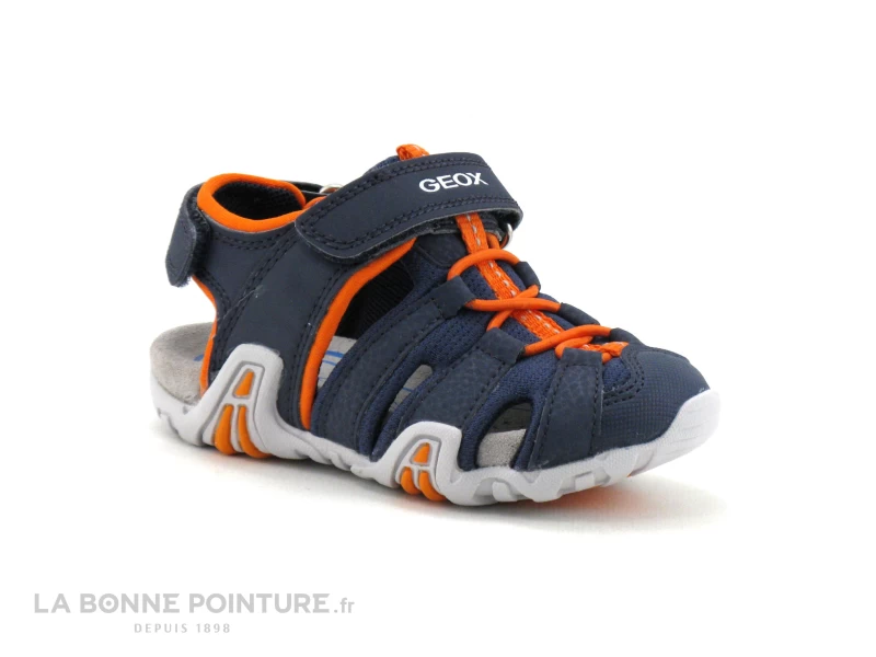 Geox KRAZE B1524A Navy Orange - Sandale Sport Enfant 7 Geox KRAZE B1524A Navy Orange - Sandale Sport Enfant – Image 5