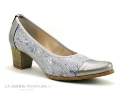 Geo Reino TURBAN Honda Gris - Escarpin Petit Talon