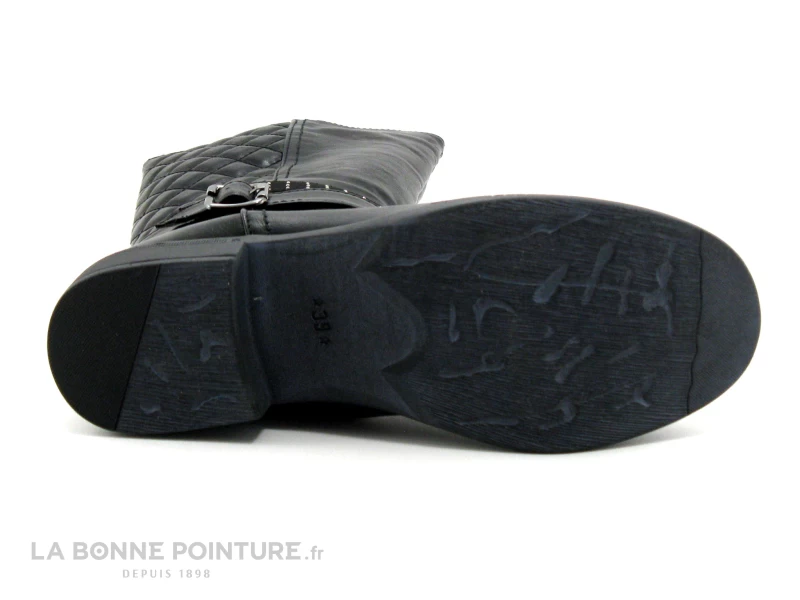 Wipop DELVIS Noir - Botte Fille - Arriere Matelasse 8 Wipop DELVIS Noir - Botte Fille - Arriere Matelasse – Image 6