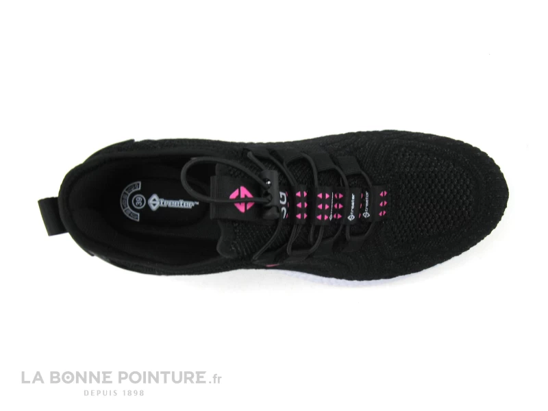 Streeter BRAIL Noir - Basket Slip On Femme - Maille Noire 8 Streeter BRAIL Noir - Basket Slip On Femme - Maille Noire – Image 6