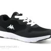 Kappa LOGO DELVIS Kid Black White - Chaussure Sport Jr