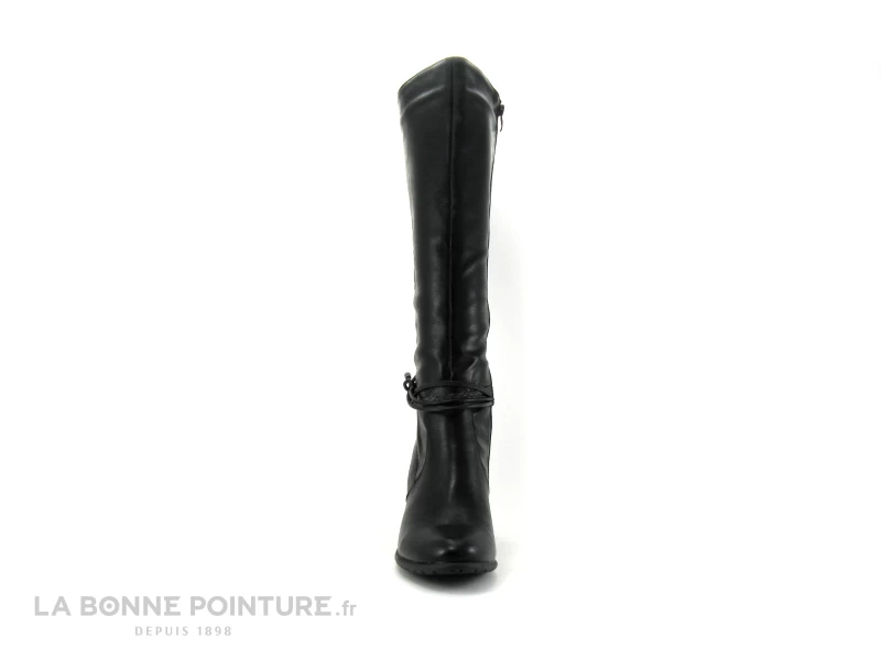 Dees Shoes CASTINA Noir - Botte Noire Talon Haut 4 Dees Shoes CASTINA Noir - Botte Noire Talon Haut – Image 2