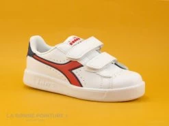 Diadora GAME P PS White Aurora Red - Basket Bleu Blanc Rouge - 2 Velcros -Skechers Boutique cd24607c73b9e66c561f35ea11d5d5ef img 9315.jpg 170709