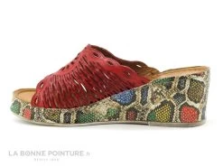 Karyoka GENI BIS Rouge - Semelle Compensee Serpent - Mule Femme -Skechers Boutique cd24607c73b9e66c561f35ea11d5d5ef img 9376.jpg 159138