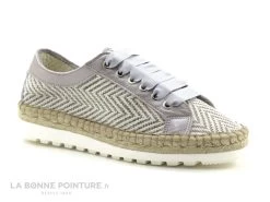 Fabiolas E118220 Gris Beige Rose Metal - Basket Espadrille