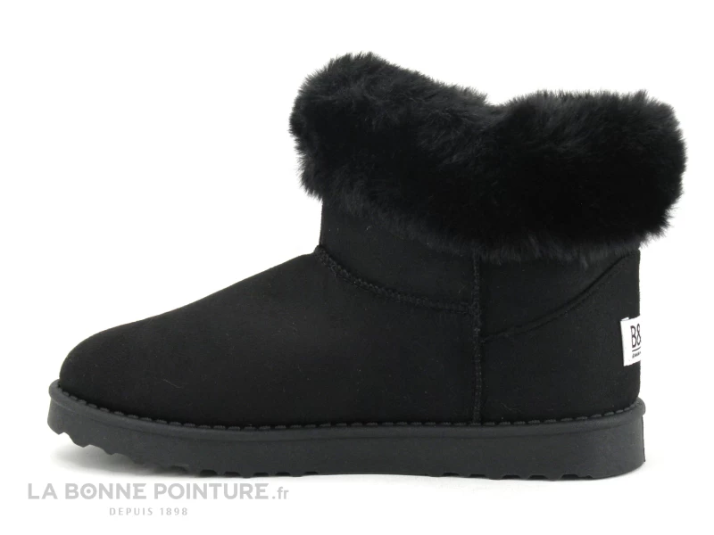 Banana Moon RIBOUTO Noir - Bottine Fourree - Col Fourrure 5 Banana Moon RIBOUTO Noir - Bottine Fourree - Col Fourrure – Image 3